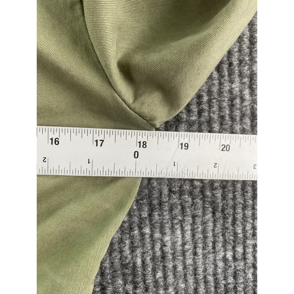 Abercrombie & Fitch Jacket Womens Extra Small Green Canvas Army Flowers Utility - Picture 2 of 12